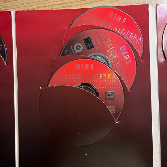 Sullivan College Algebra Lecture Series with Graphing Utilities 3rd Edition CD's - Picture 8 of 10